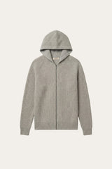Amalfi Merino Hooded Sweater Grey