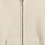 Tavole Hooded Zip Cream