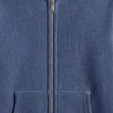 Tavole Hooded Zip Blue