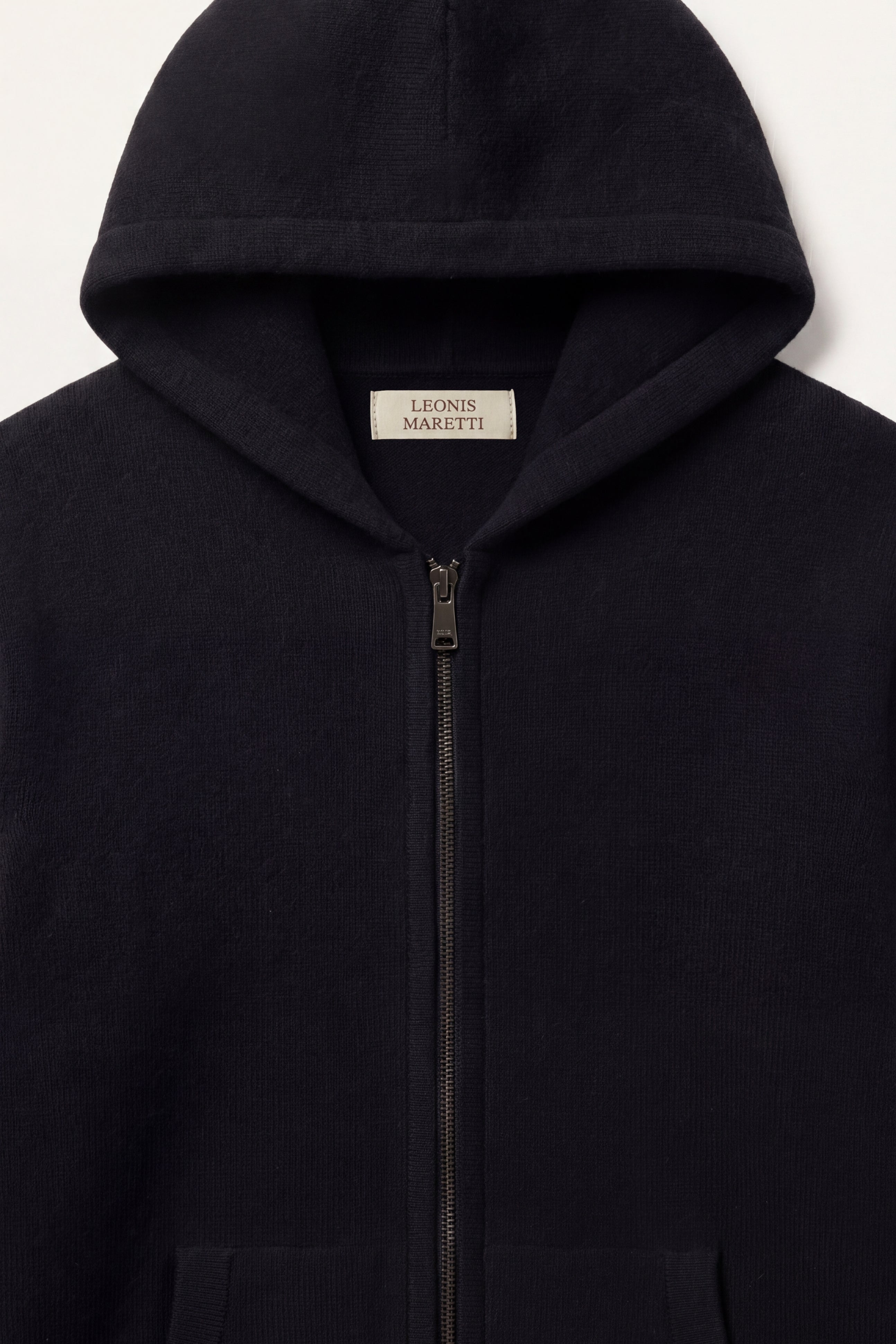 Tavole Hooded Zip Black