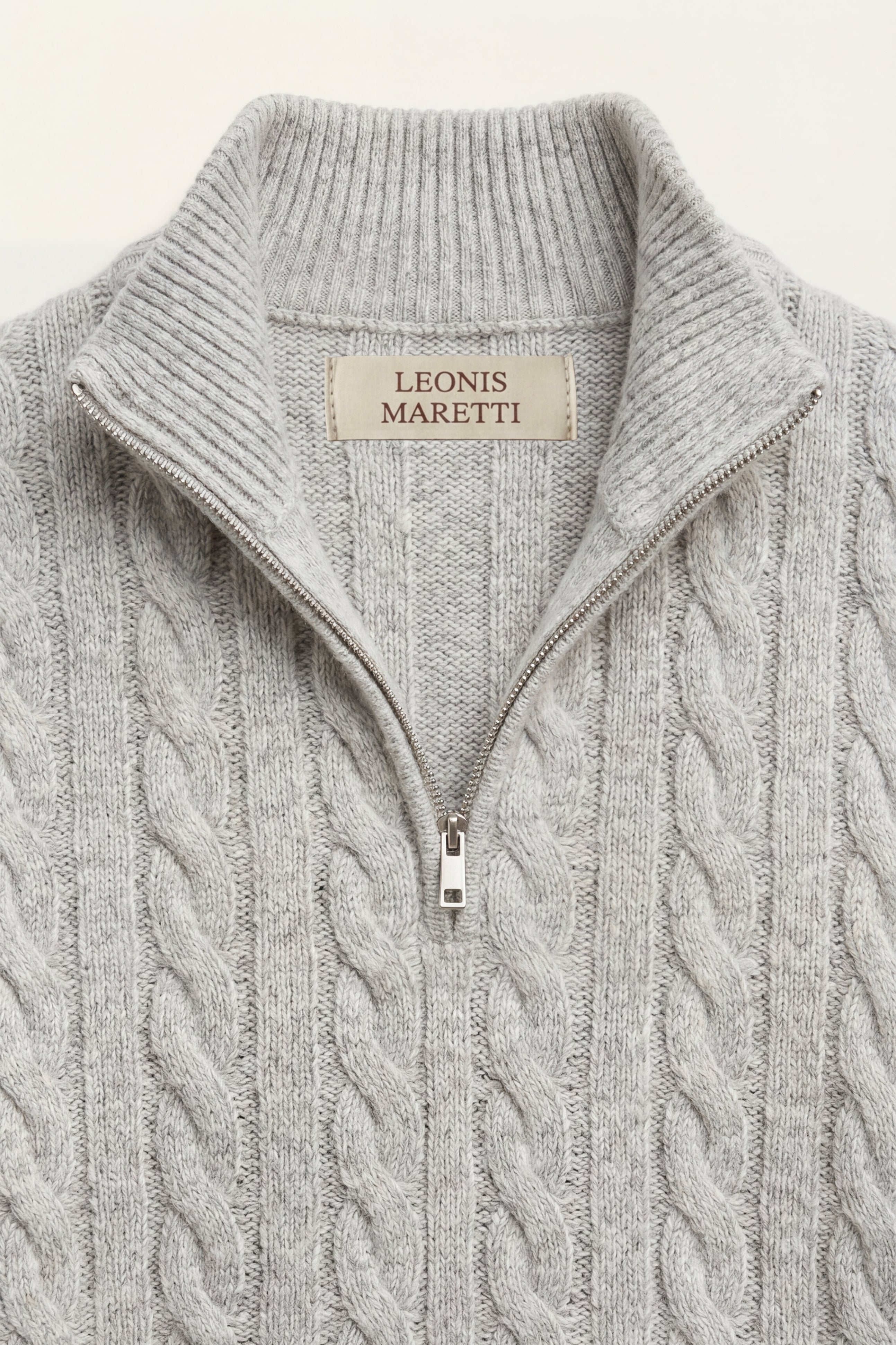Medici Cable Knit Grey