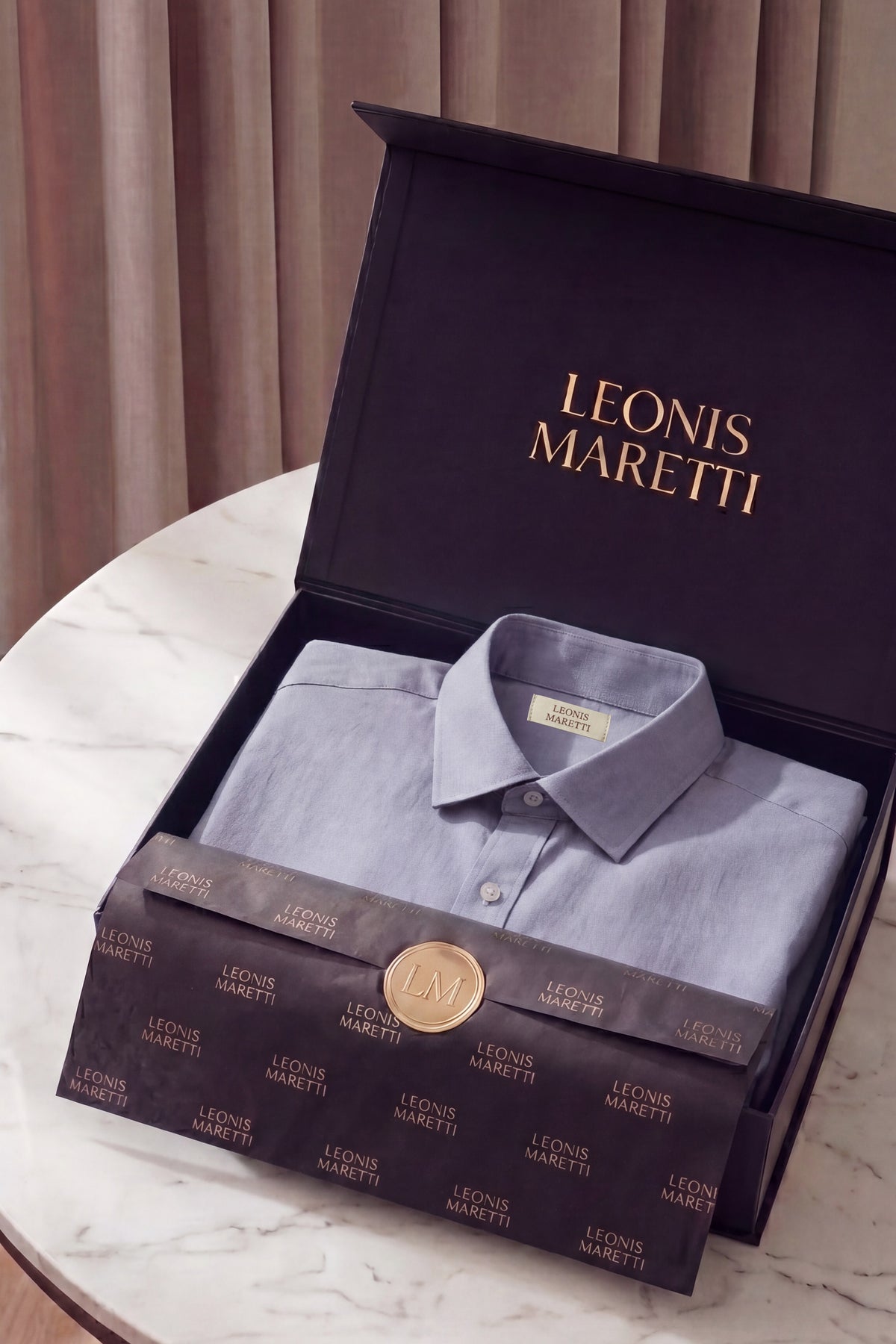 Ragusa Cotton Dress Shirt Grey