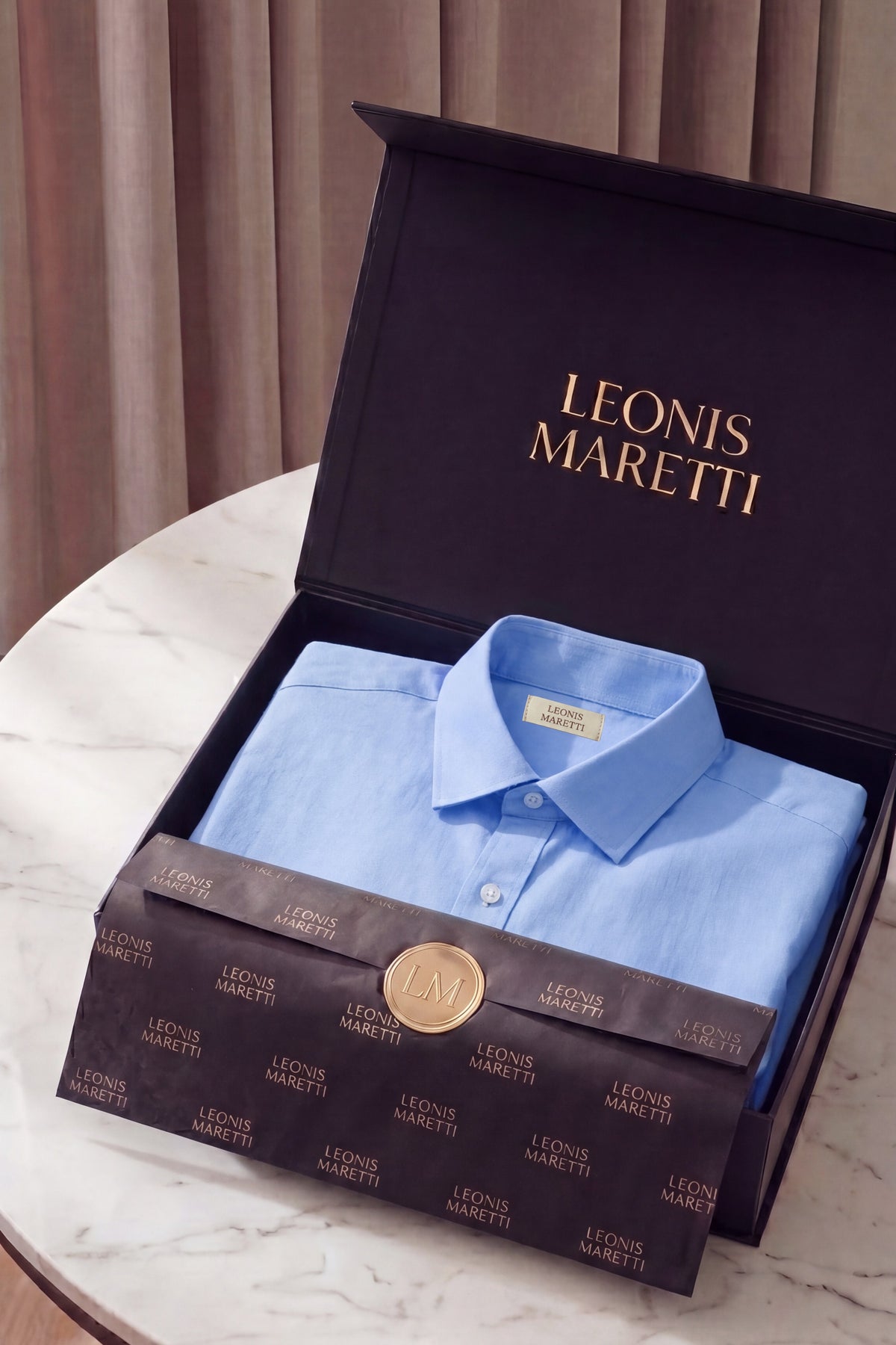 Ragusa Cotton Dress Shirt Light Blue