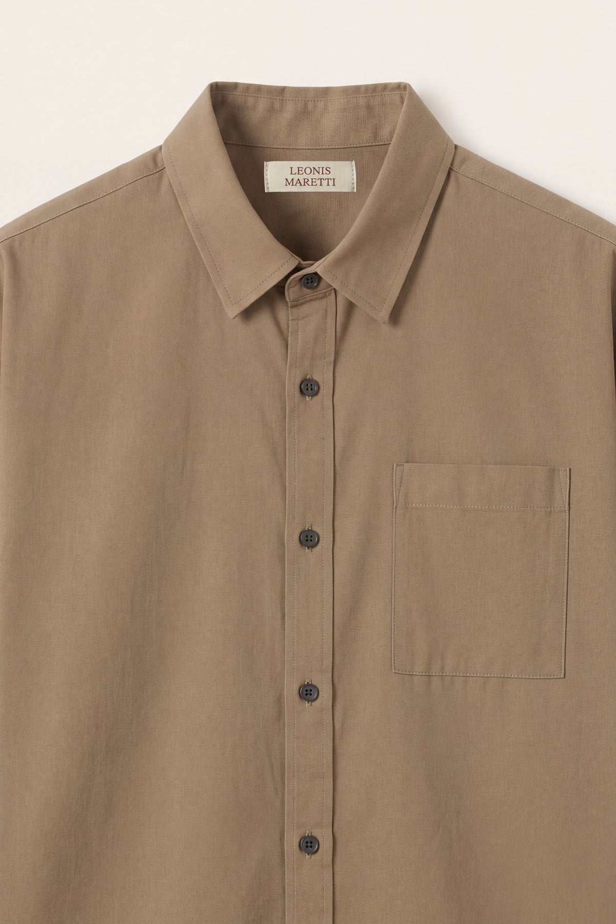 Spoleto Cotton Overshirt Khaki