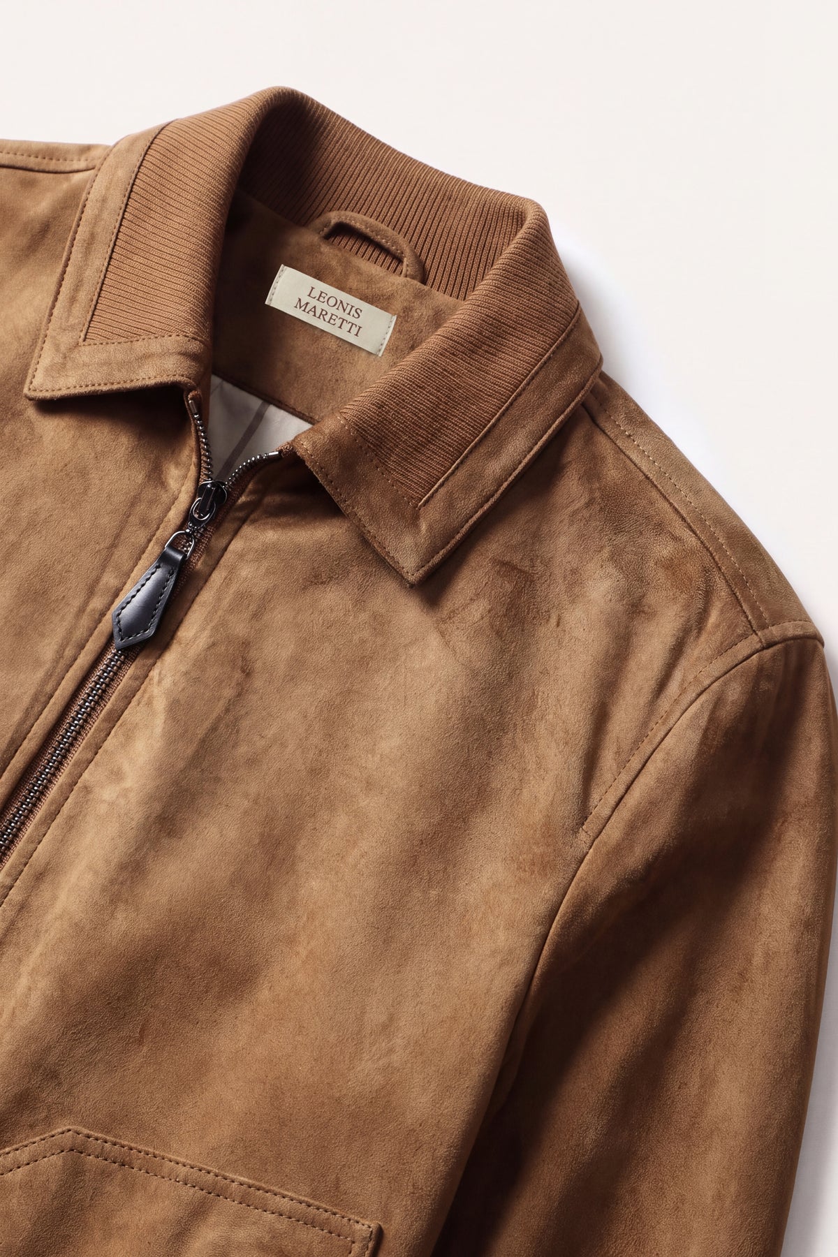 Noto Suede Jacket Brown