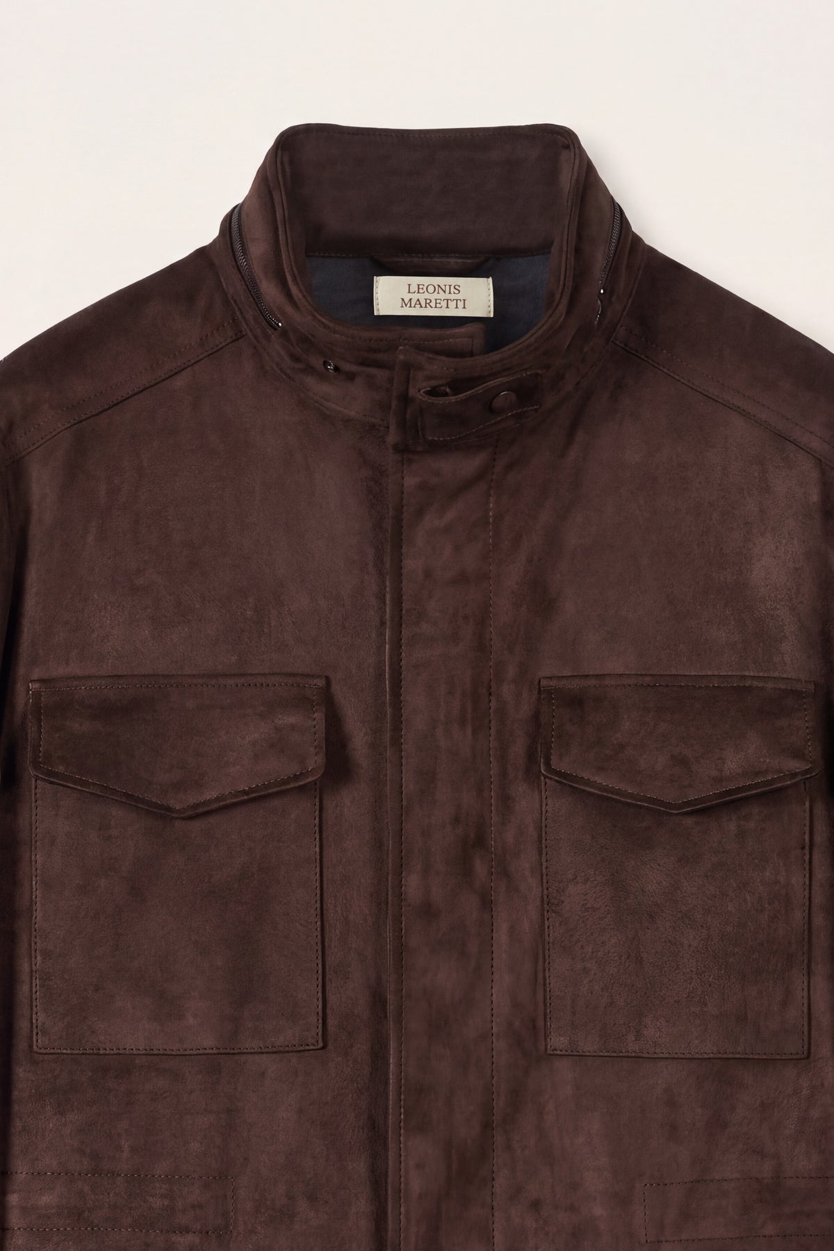 Bergamo Suede Field Jacket Brown