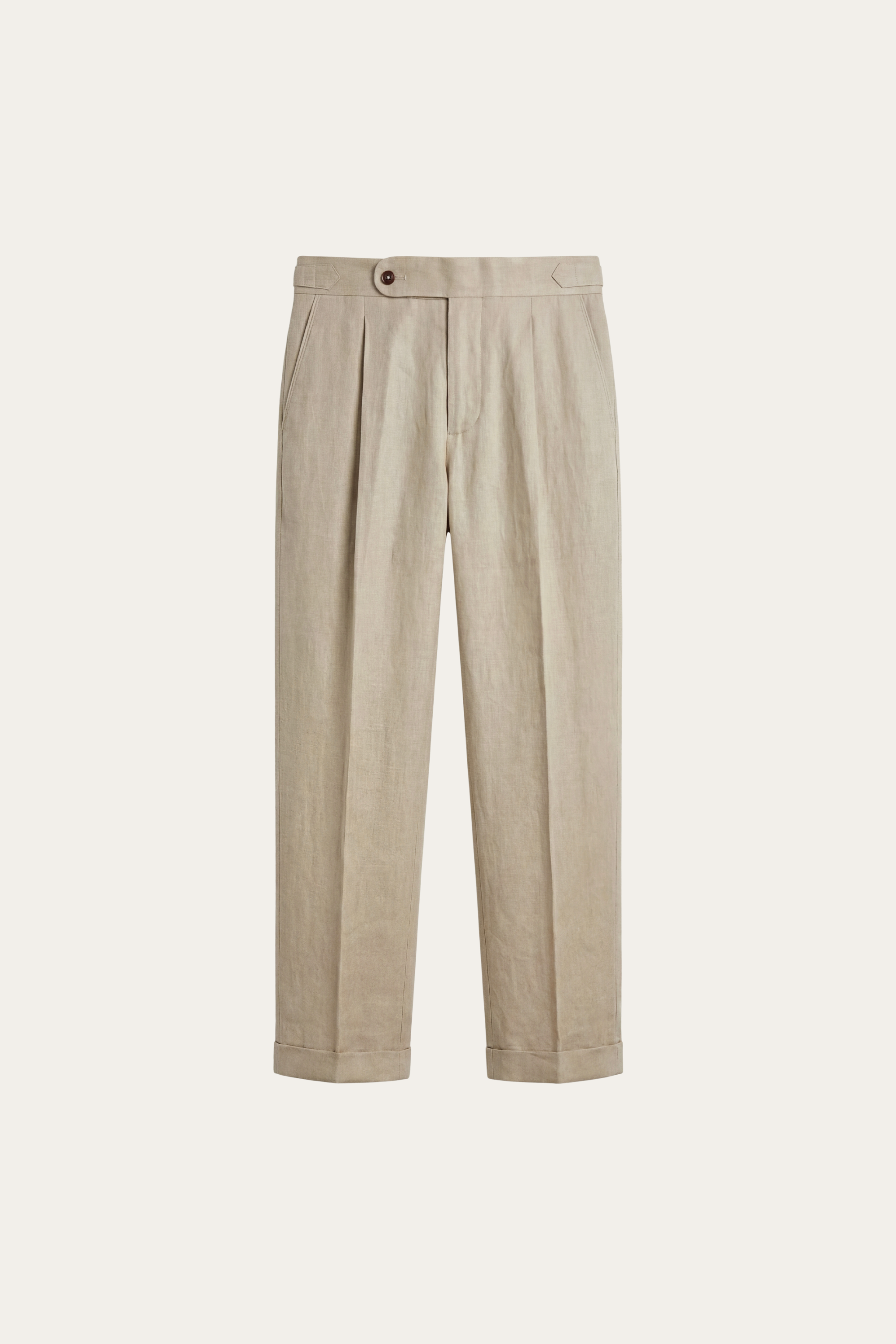 Silano Pleated Trousers Sand