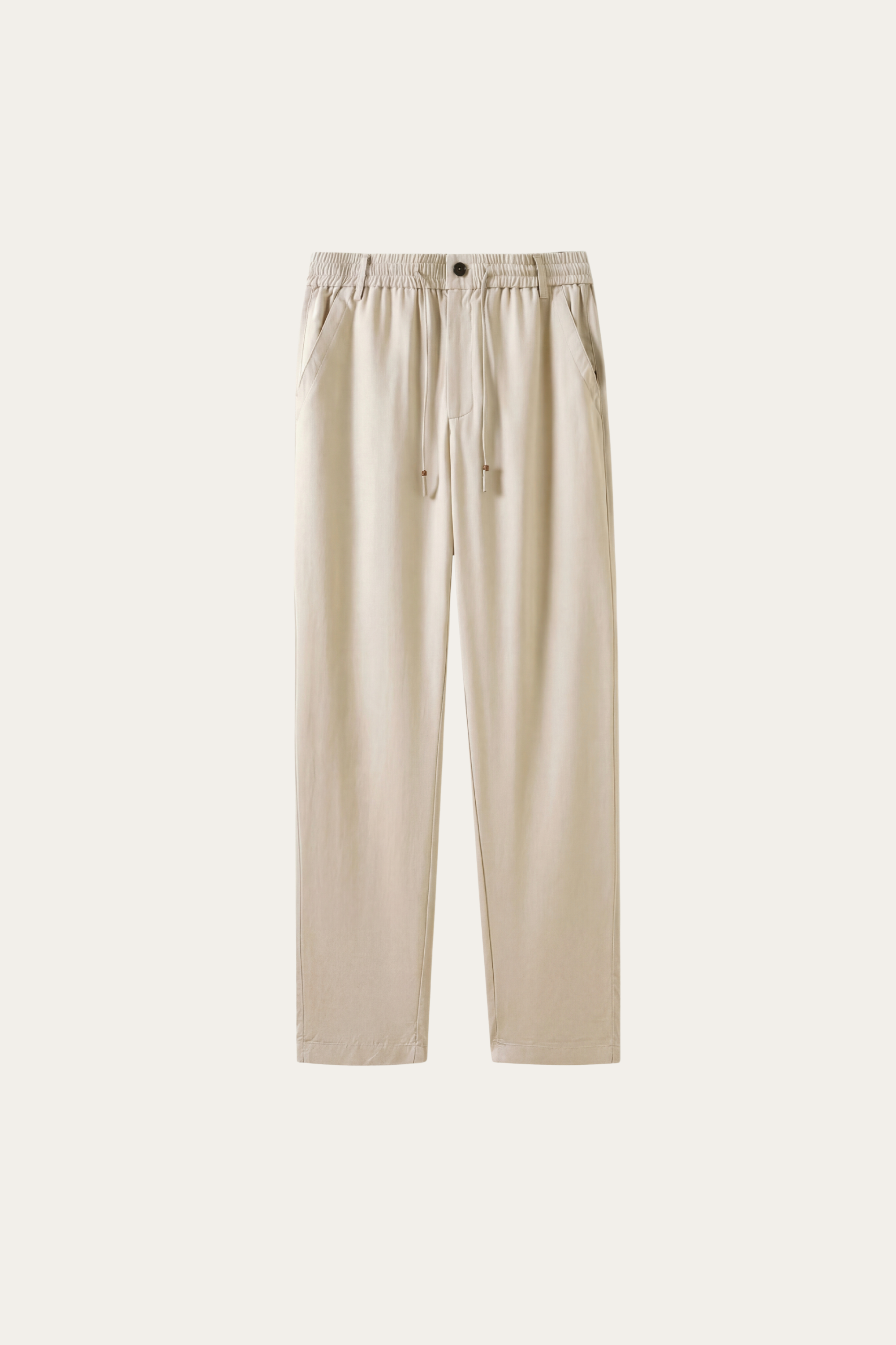 Monteria Stretch Linen Trouser Beige