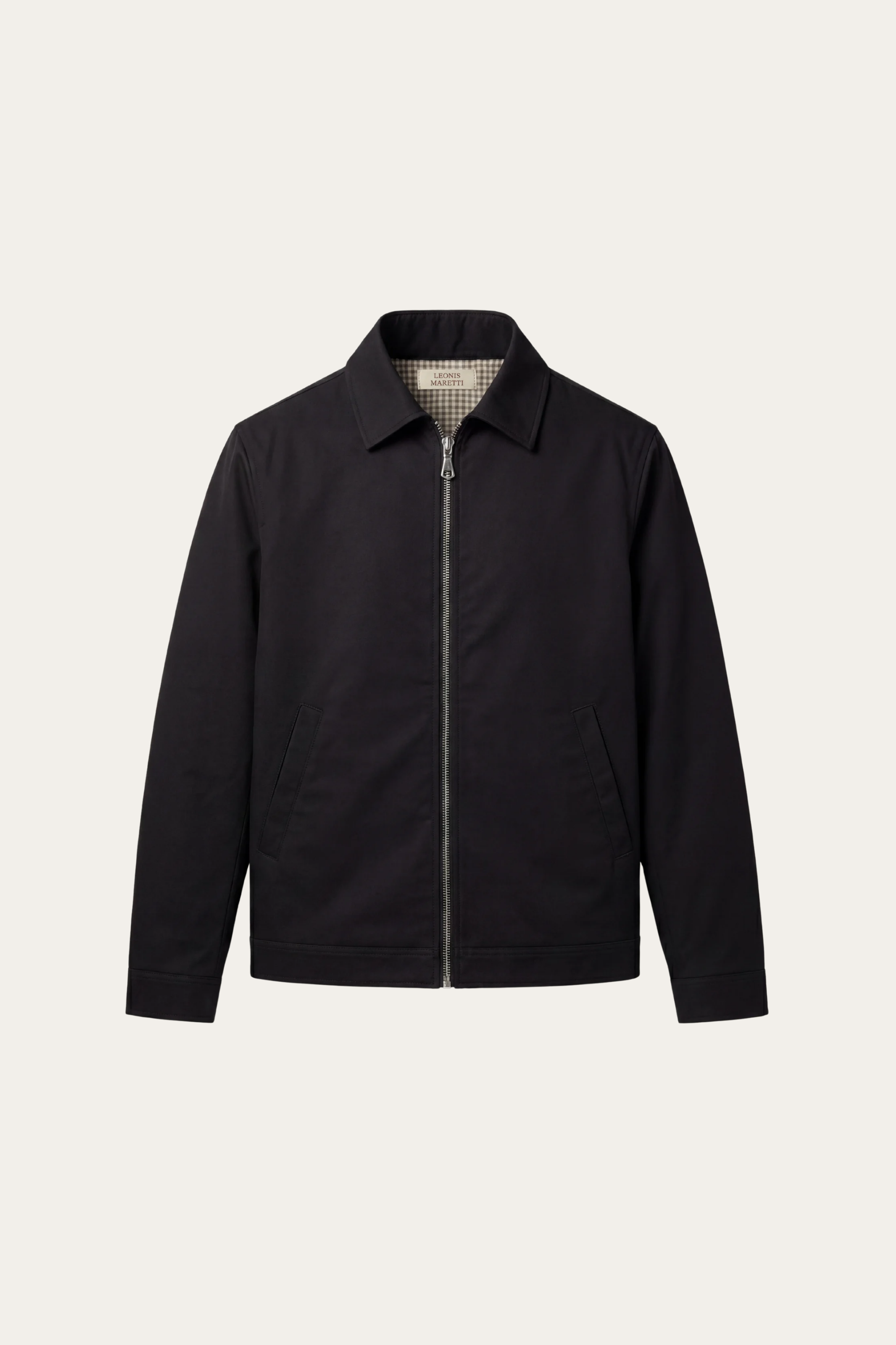 Pietro Lightweight Zip Jacket Black