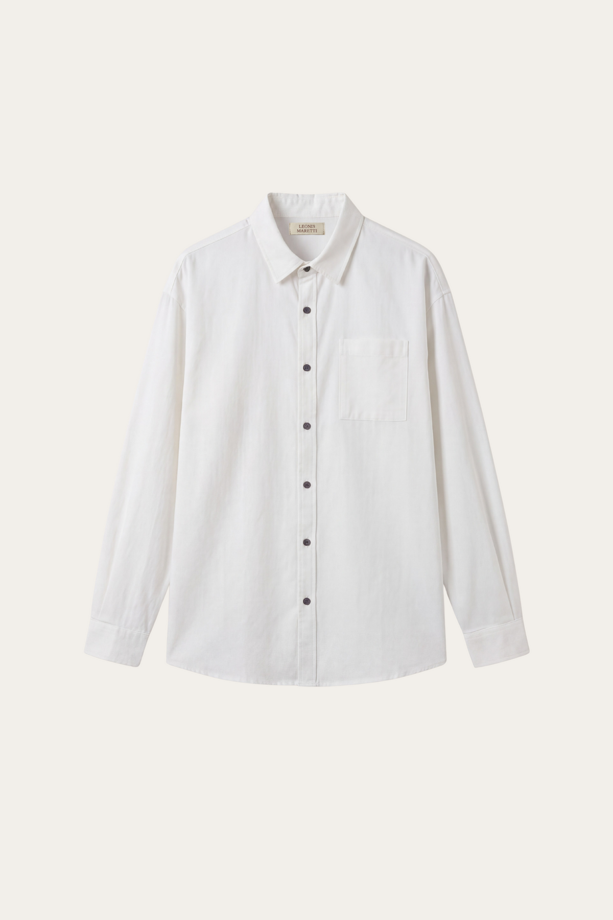 Spoleto Cotton Overshirt White