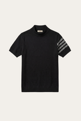 Aurora Cashmere T-Shirt Black