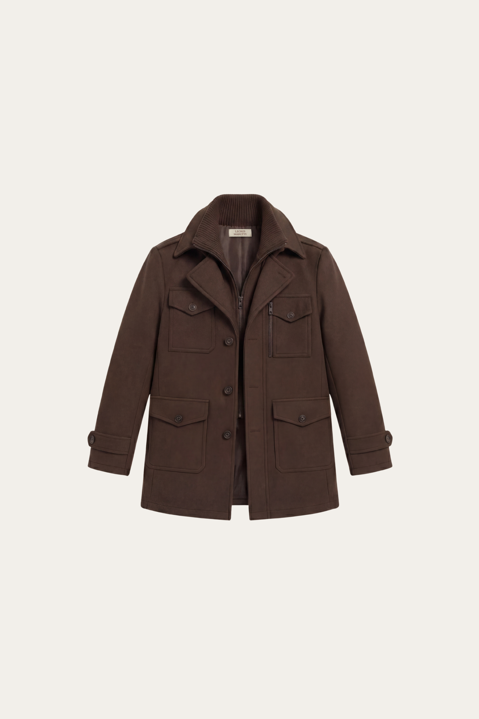 Melvin Field Coat Brown