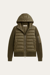 Valmero Hybrid Zip Jacket Green