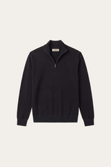 Arlino Quarter Zip Knit Black
