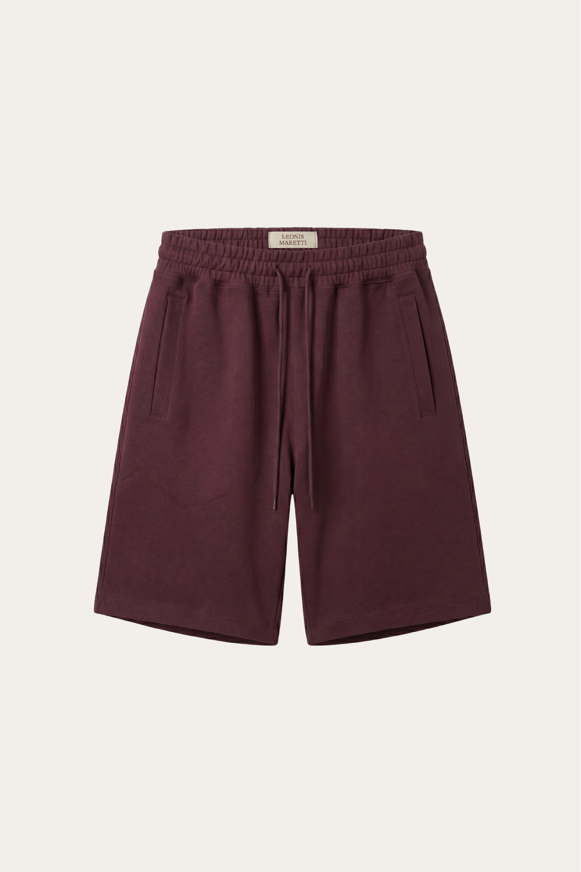 Salerno Drawstring Shorts Wine Red