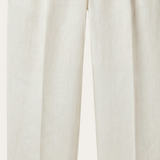 Morino Pleated Trousers White