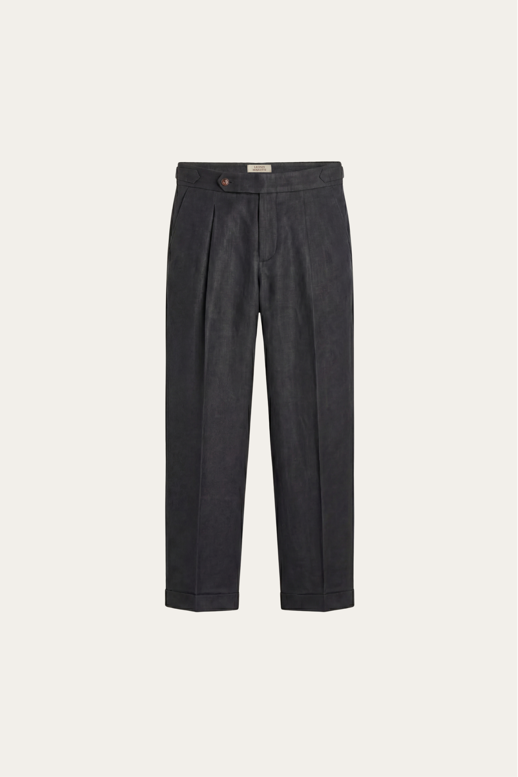 Silano Pleated Trousers Black