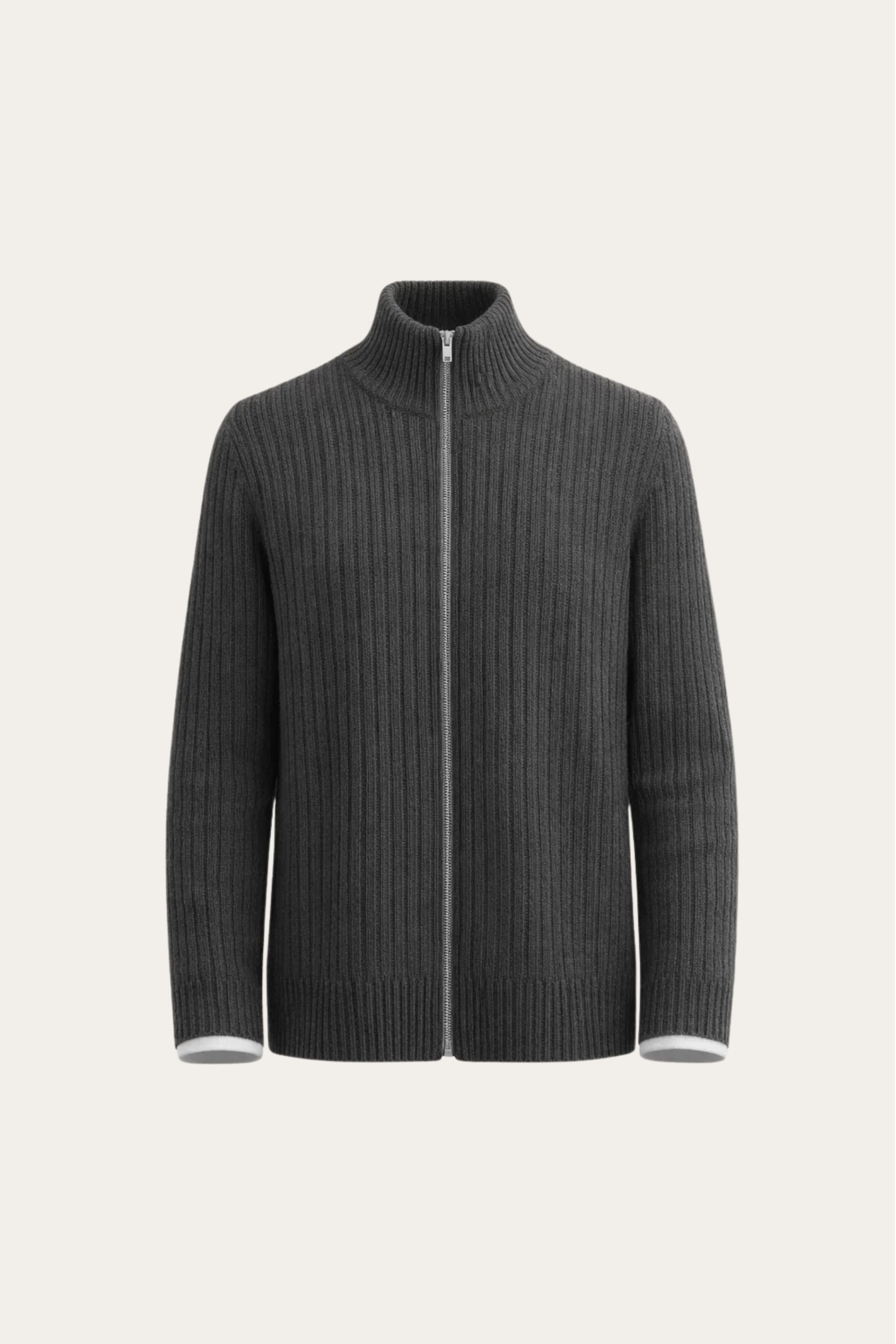 Bruno Cashmere Cardigan Dark Grey