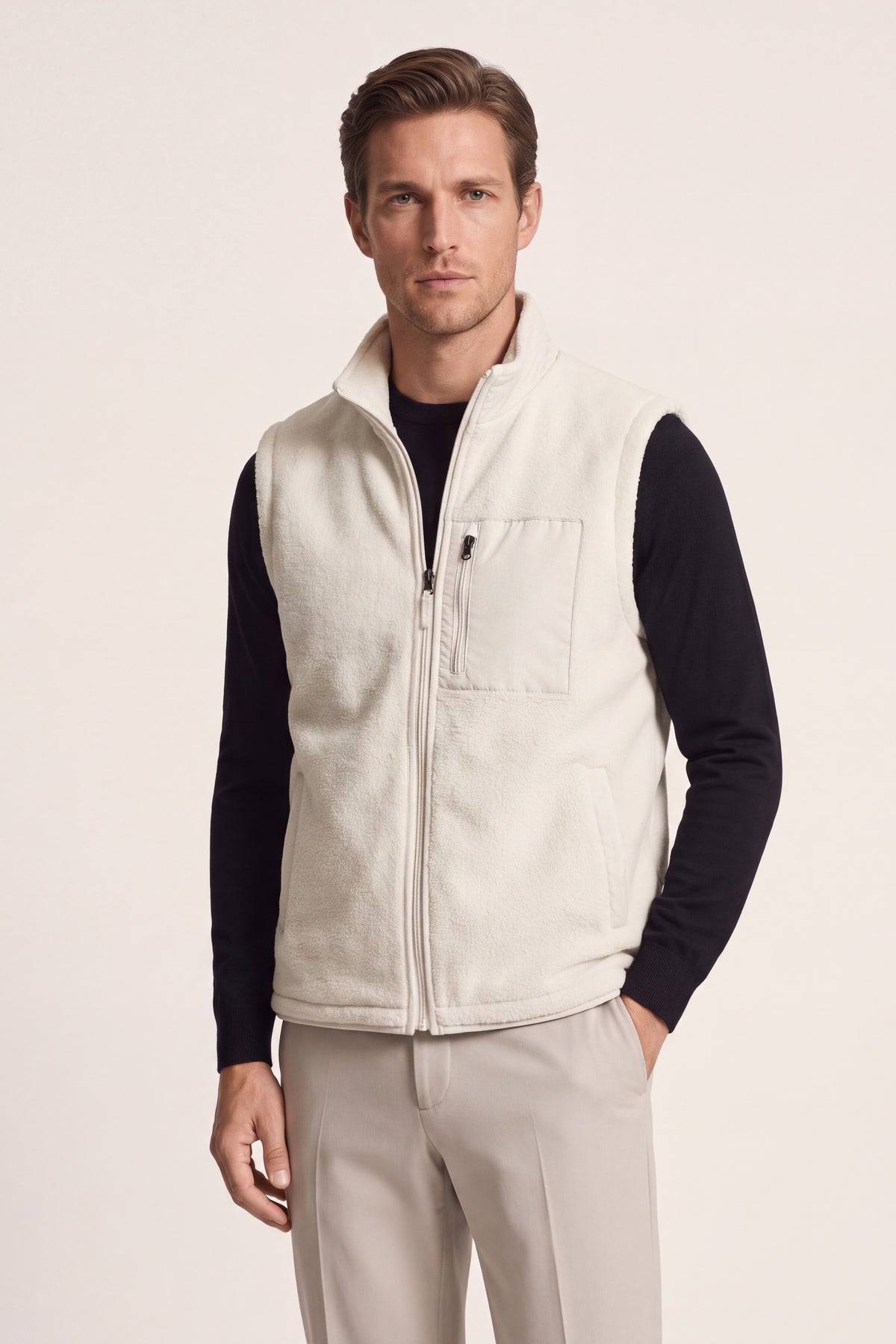 Lodi Reversible Vest Off-White