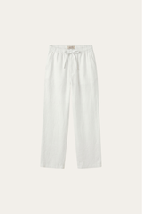 Novara Linen Pantalon White