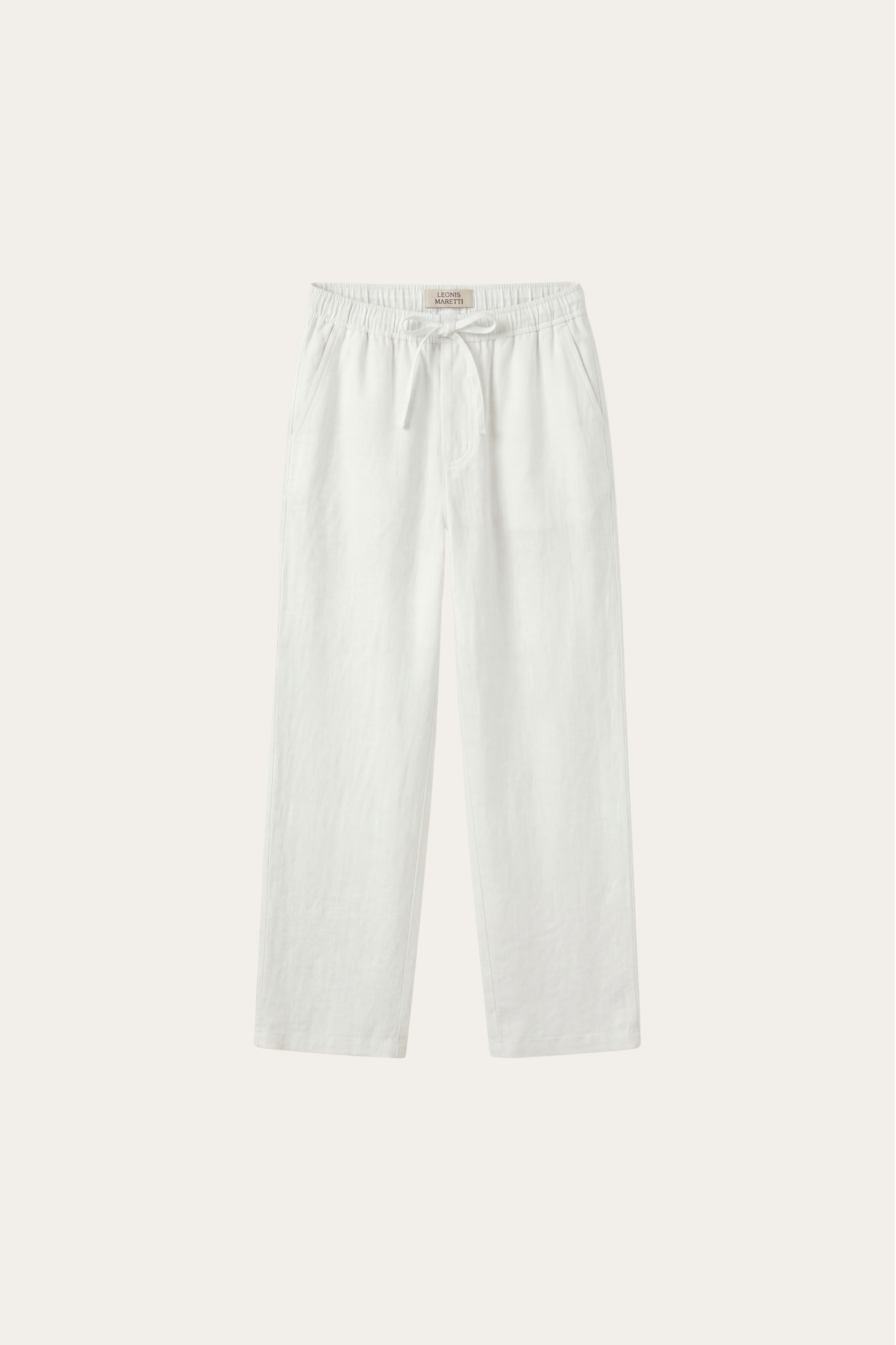 Novara Linen Pantalon White