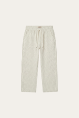 Siena Linen Trousers Beige Stripe