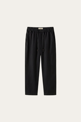 Monteria Stretch Linen Trouser Black