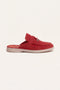 Maretti Buckle Mule Red