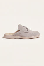Maretti Buckle Mule Light Beige