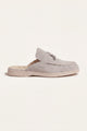 Maretti Buckle Mule Light Beige