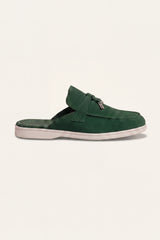 Maretti Buckle Mule Green