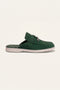 Maretti Buckle Mule Green