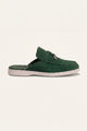 Maretti Buckle Mule Green