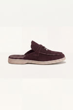 Maretti Buckle Mule Burgundy