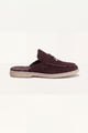 Maretti Buckle Mule Burgundy