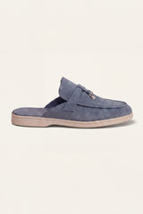 Maretti Buckle Mule Blue