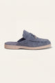 Maretti Buckle Mule Blue