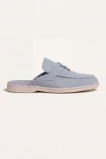 Maretti Buckle Mule Light Blue