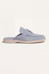 Maretti Buckle Mule Light Blue