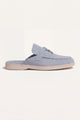 Maretti Buckle Mule Light Blue