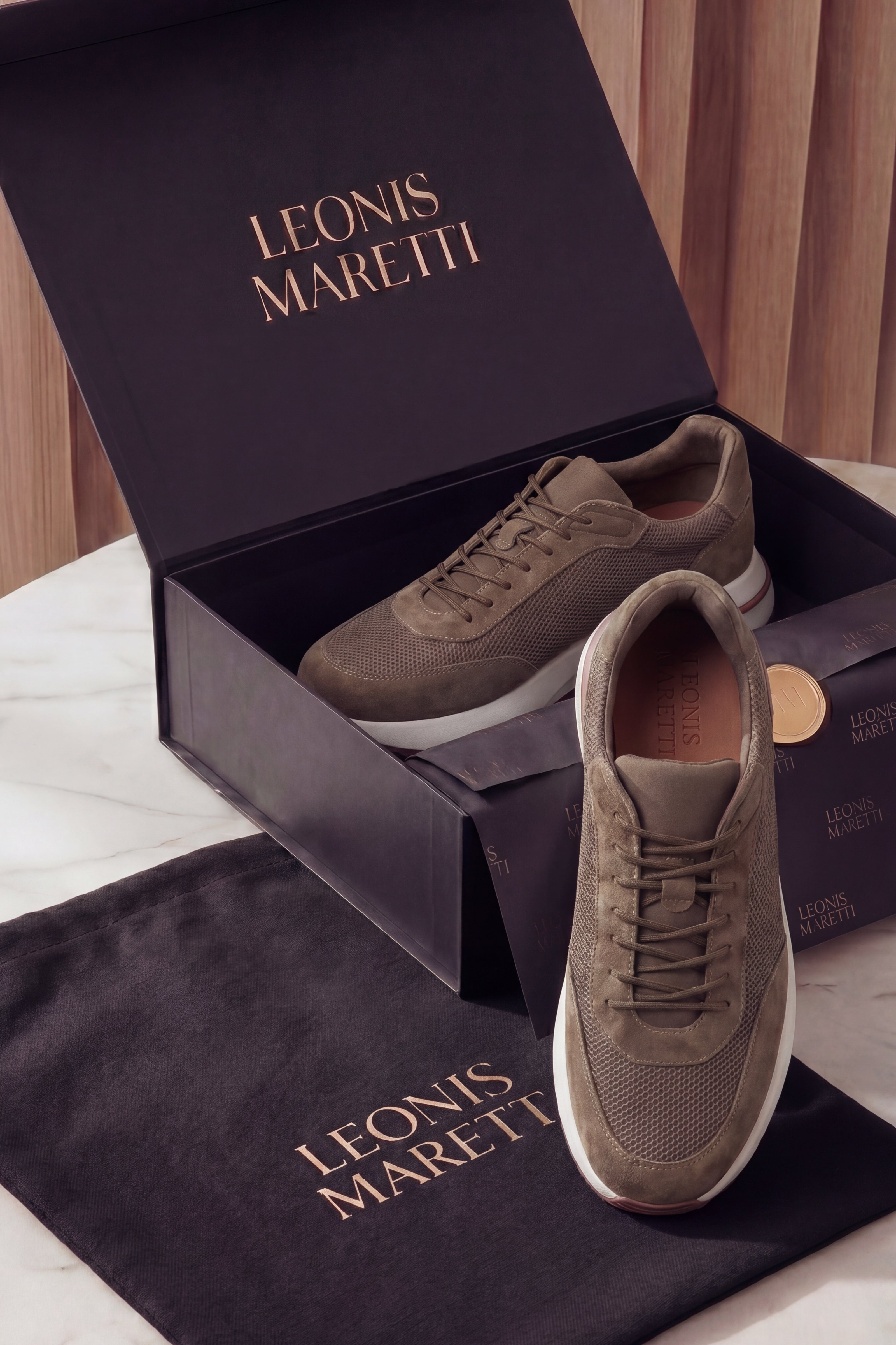Rivaro Mesh Sneaker Coffee