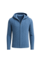 Talieri Hooded Cable Knit Blue