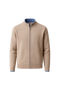 Terenzo Zip Cardigan Beige
