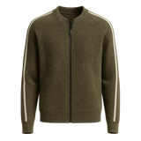 Lorenti Cashmere Zip Knit Olive