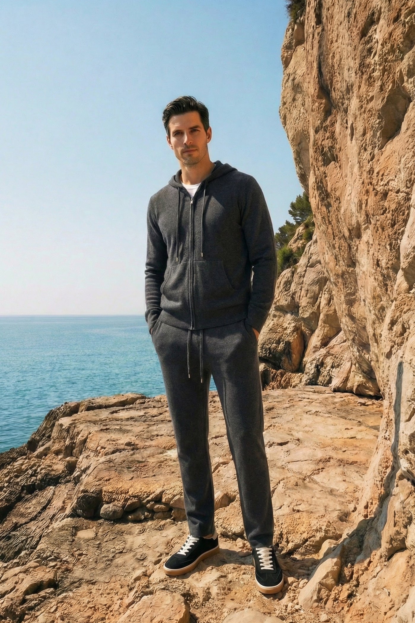 Ariello Cashmere Set Grey