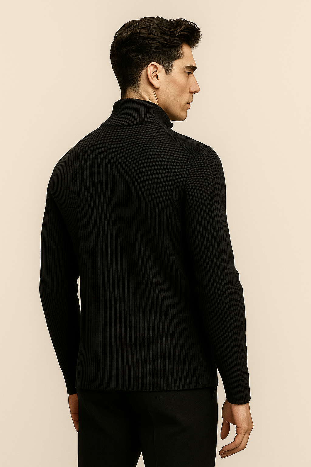 Roma Cashmere Cardigan Black