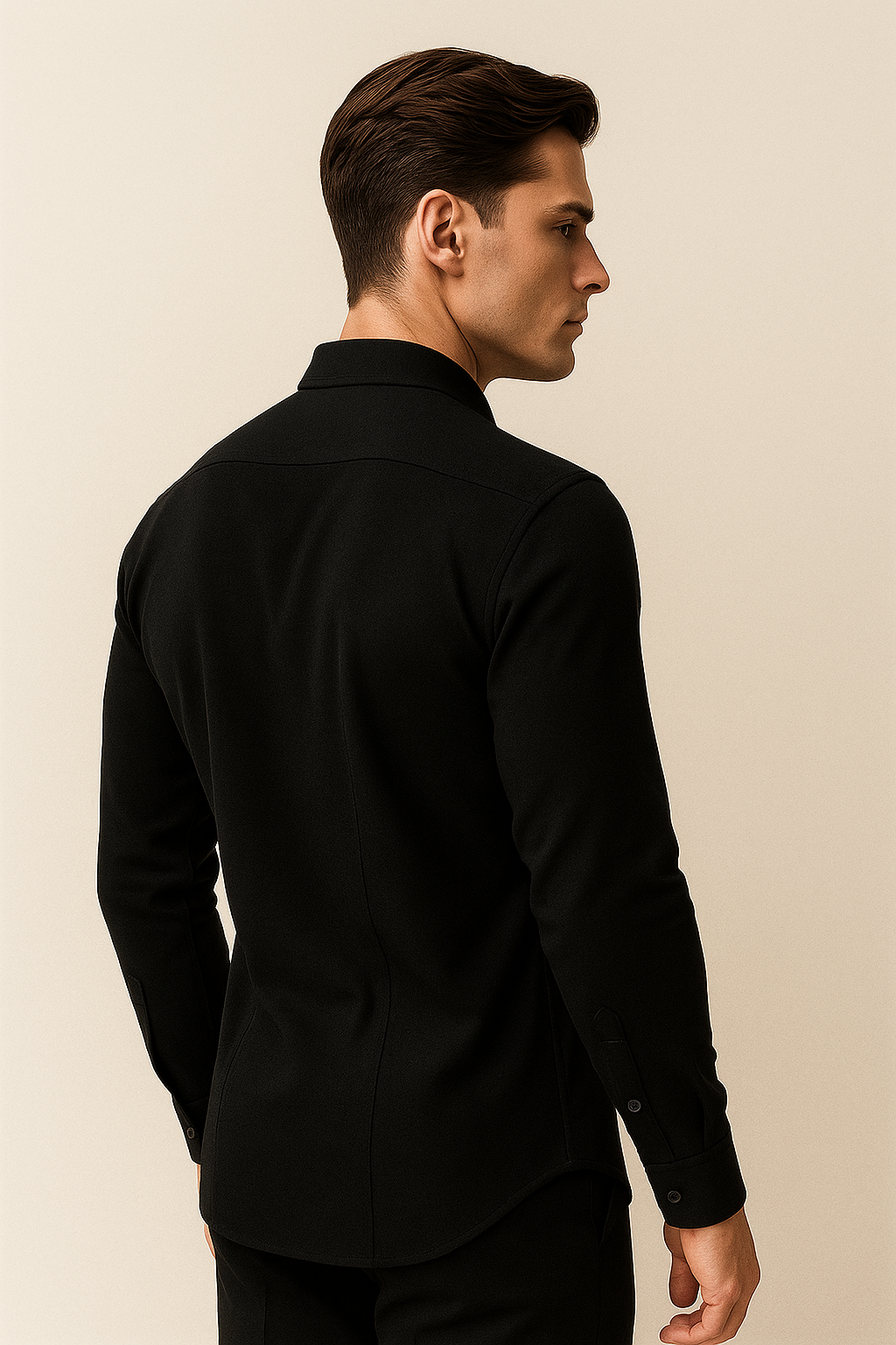 Firenze Cotton Shirt Black