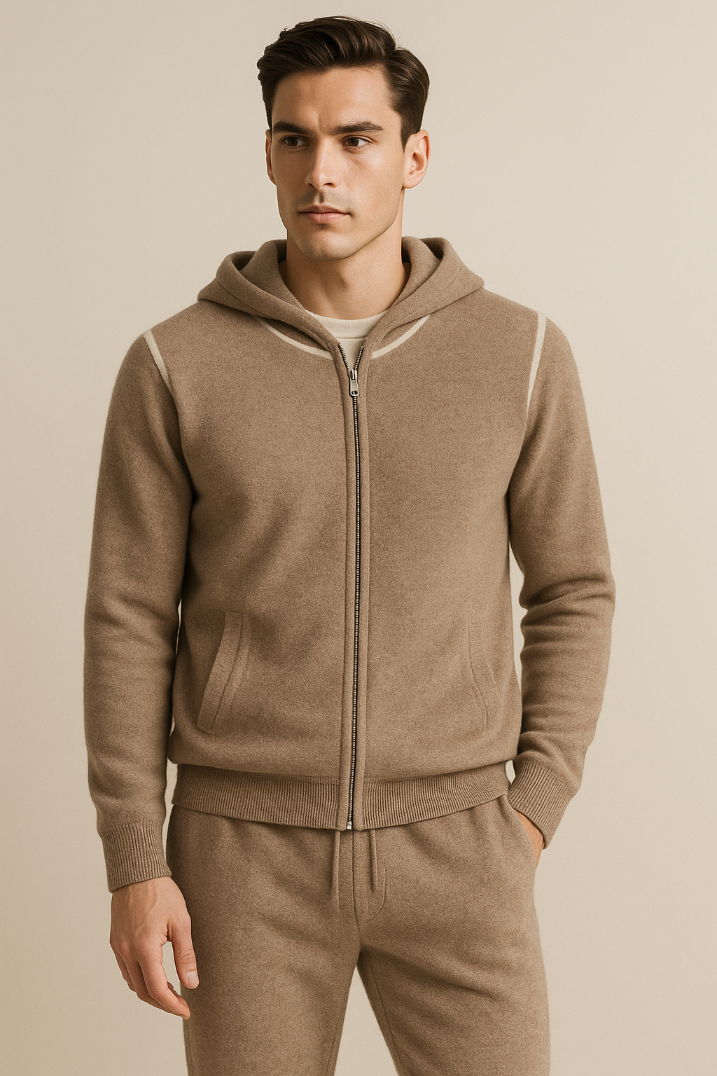 Leonis Cashmere Set Beige