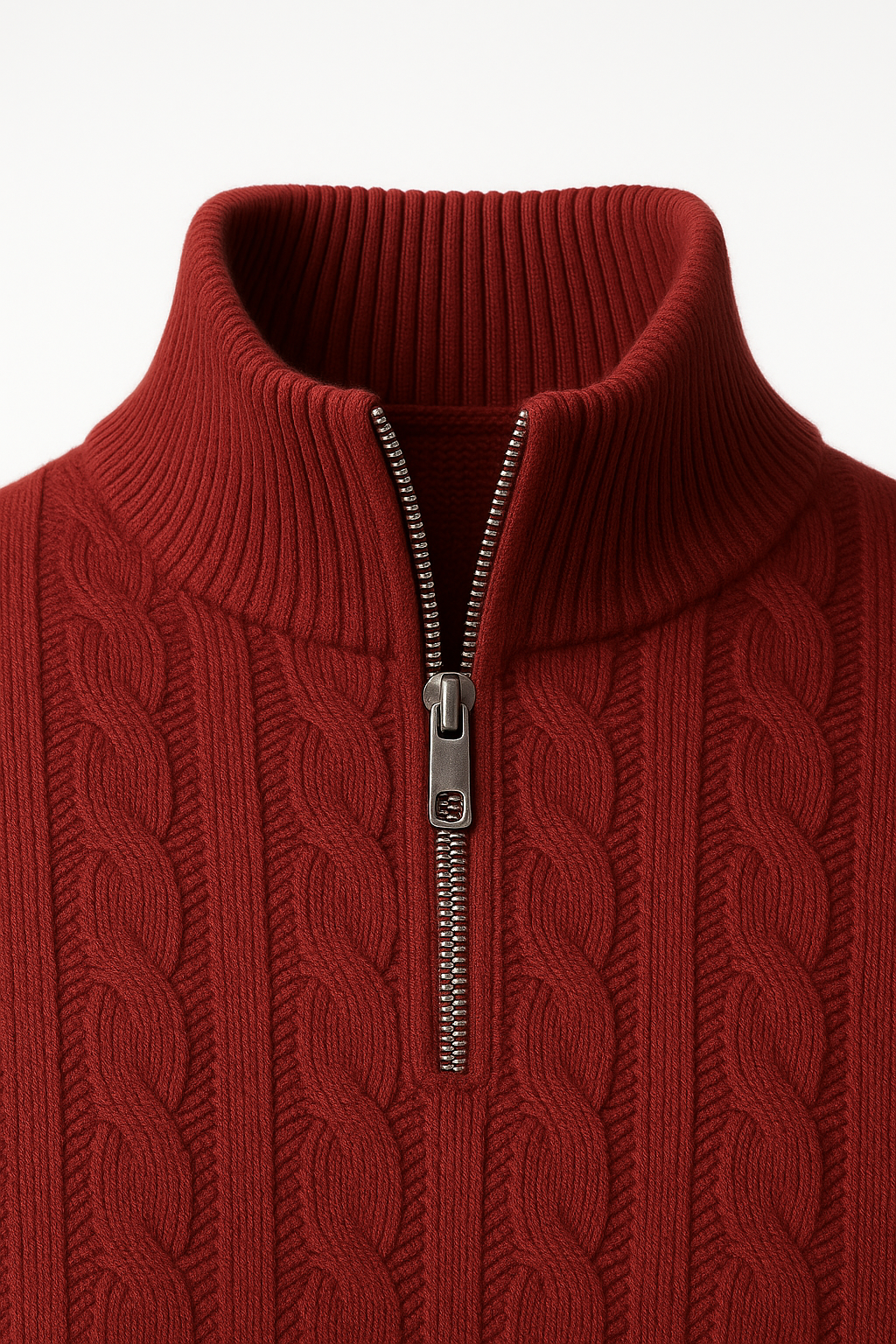 Medici Cable Knit Burgundy