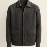 Lorenzo Cashmere Cardigan Dark Grey